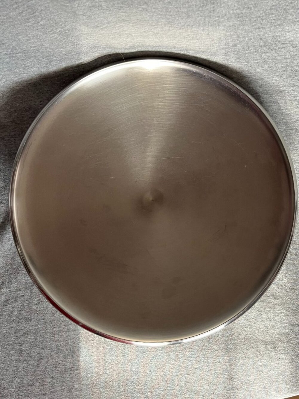 Revere Ware 1801 12 inch Copper Clad Bottom Skillet and Lid, Clinton Ill - Picture 11 of 12